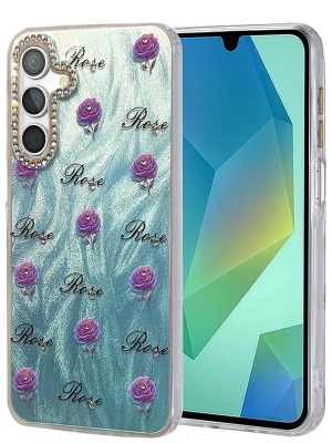 Newface Samsung Galaxy A15 4G Kılıf Blade Aynalı Desenli Kapak - Desen 9