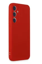 Newface Samsung Galaxy A15 4G Kılıf First Silikon - Kırmızı - Görsel 2