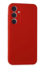 Newface Samsung Galaxy A15 4G Kılıf First Silikon - Kırmızı