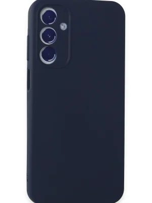 Newface Samsung Galaxy A15 4G Kılıf First Silikon - Lacivert