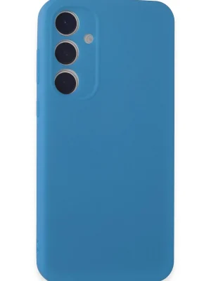 Newface Samsung Galaxy A15 4G Kılıf First Silikon - Mavi