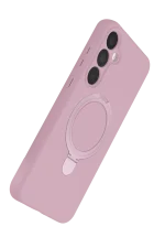 Newface Samsung Galaxy A15 4G Regal Magsafe Standlı Kapak - Açık Pembe - Görsel 3