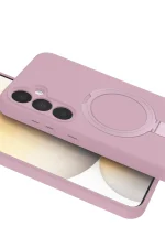 Newface Samsung Galaxy A15 4G Regal Magsafe Standlı Kapak - Açık Pembe - Görsel 4