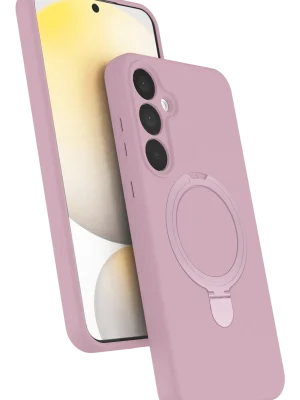 Newface Samsung Galaxy A15 4G Regal Magsafe Standlı Kapak - Açık Pembe