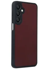 Newface Samsung Galaxy A16 5G Kılıf Aras Deri Kapak - Bordo - Görsel 3