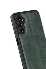 Newface Samsung Galaxy A16 5G Kılıf Flip Cover - Koyu Yeşil - Görsel 2