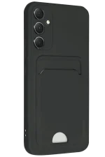 Newface Samsung Galaxy A16 5G Kılıf Kelvin Kartvizitli Silikon - Siyah - Görsel 3