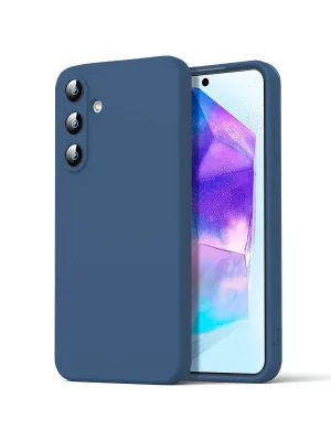 Newface Samsung Galaxy A16 5G Kılıf Nano içi Kadife Silikon - Lacivert