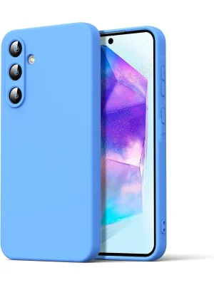 Newface Samsung Galaxy A16 5G Kılıf Nano içi Kadife Silikon - Mavi