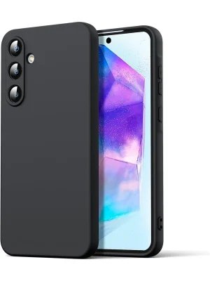 Newface Samsung Galaxy A16 5G Kılıf Nano içi Kadife Silikon - Siyah