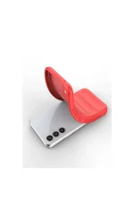 Newface Samsung Galaxy A16 5G Kılıf Optimum Silikon - Kırmızı - Görsel 2