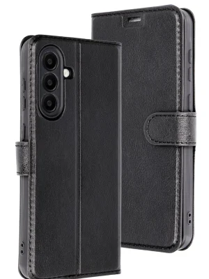 Newface Samsung Galaxy A16 5G Kılıf Trend S Plus Kapaklı Kılıf - Siyah