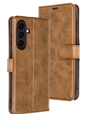 Newface Samsung Galaxy A16 5G Kılıf Trend S Plus Kapaklı Kılıf - Taba