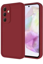 Newface Samsung Galaxy A16 5G Kılıf Viera Silikon - Bordo