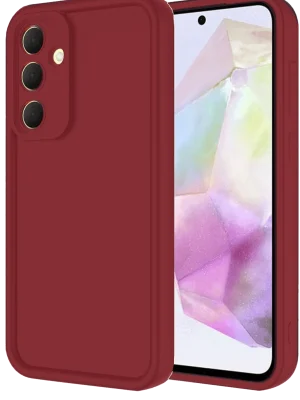 Newface Samsung Galaxy A16 5G Kılıf Viera Silikon - Bordo