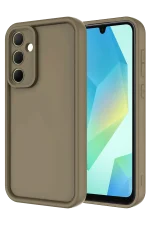 Newface Samsung Galaxy A16 5G Kılıf Viera Silikon - Kahverengi