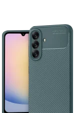 Newface Samsung Galaxy A17 5G Auto Focus Karbon Kapak - Koyu Yeşil - Görsel 2