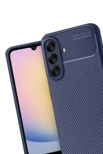 Newface Samsung Galaxy A17 5G Auto Focus Karbon Kapak - Lacivert - Görsel 3