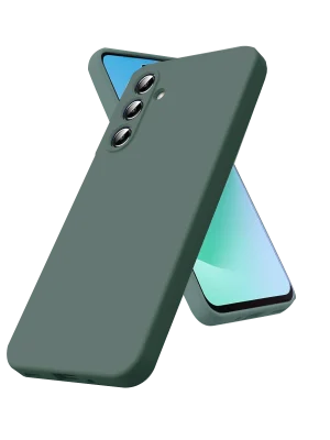 Newface Samsung Galaxy A17 5G First Silikon - Koyu Yeşil