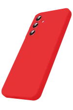 Newface Samsung Galaxy A17 5G Nano içi Kadife Silikon - Kırmızı - Görsel 2