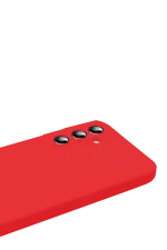 Newface Samsung Galaxy A17 5G Nano içi Kadife Silikon - Kırmızı - Görsel 3