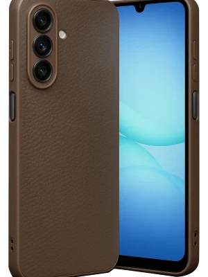 Newface Samsung Galaxy A17 5G Thermax Silikon Kılıf - Kahverengi