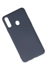 Newface Samsung Galaxy A20S Kılıf Nano içi Kadife Silikon - Gri - Görsel 2