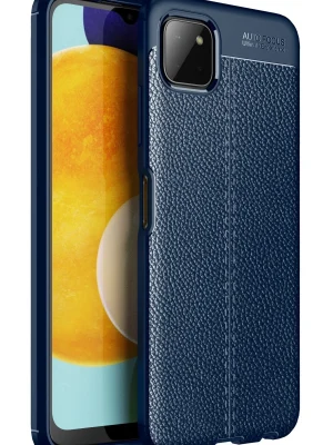 Newface Samsung Galaxy A22 Kılıf Auto Focus Kapak - Lacivert