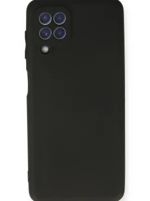 Newface Samsung Galaxy A22 Kılıf First Silikon - Siyah