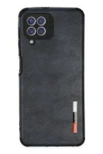 Newface Samsung Galaxy A22 Kılıf Loop Deri Silikon - Lacivert