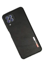 Newface Samsung Galaxy A22 Kılıf Loop Deri Silikon - Siyah - Görsel 3