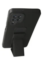 Newface Samsung Galaxy A22 Kılıf Mega Standlı Silikon - Siyah - Görsel 3