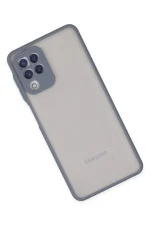Newface Samsung Galaxy A22 Kılıf Montreal Silikon Kapak - Gri - Görsel 3