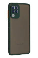 Newface Samsung Galaxy A22 Kılıf Montreal Silikon Kapak - Yeşil - Görsel 2