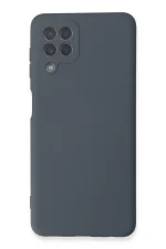 Newface Samsung Galaxy A22 Kılıf Nano içi Kadife Silikon - Gri