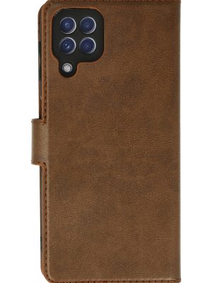 Newface Samsung Galaxy A22 Kılıf Trend S Plus Kapaklı Kılıf - Taba