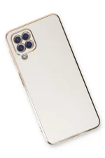 Newface Samsung Galaxy A22 Kılıf Volet Silikon - Beyaz - Görsel 3