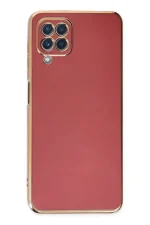 Newface Samsung Galaxy A22 Kılıf Volet Silikon - Kırmızı - Görsel 2