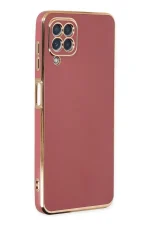 Newface Samsung Galaxy A22 Kılıf Volet Silikon - Kırmızı