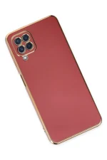 Newface Samsung Galaxy A22 Kılıf Volet Silikon - Kırmızı - Görsel 3