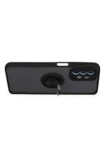 Newface Samsung Galaxy A23 4G Kılıf Montreal Yüzüklü Silikon Kapak - Siyah - Görsel 3