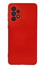 Newface Samsung Galaxy A23 4G Kılıf Nano içi Kadife Silikon - Kırmızı