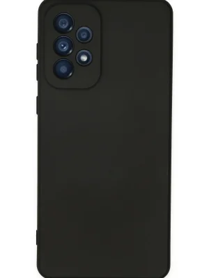 Newface Samsung Galaxy A23 4G Kılıf Nano içi Kadife Silikon - Siyah