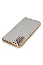 Newface Samsung Galaxy A23 4G Kılıf Razer Lensli Silikon - Gold - Görsel 3