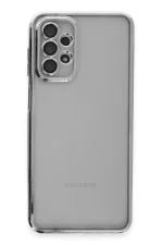 Newface Samsung Galaxy A23 4G Kılıf Razer Lensli Silikon - Gümüş - Görsel 2