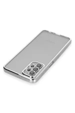 Newface Samsung Galaxy A23 4G Kılıf Razer Lensli Silikon - Gümüş - Görsel 3