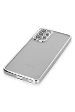 Newface Samsung Galaxy A23 4G Kılıf Razer Lensli Silikon - Gümüş - Görsel 4