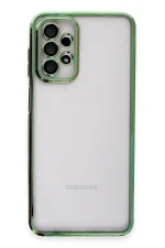 Newface Samsung Galaxy A23 4G Kılıf Razer Lensli Silikon - Yeşil - Görsel 2
