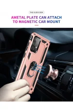 Newface Samsung Galaxy A23 4G Kılıf Sofya Yüzüklü Silikon Kapak - Rose - Görsel 7