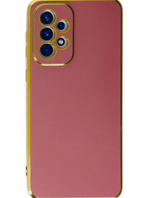 Newface Samsung Galaxy A23 4G Kılıf Volet Silikon - Kırmızı